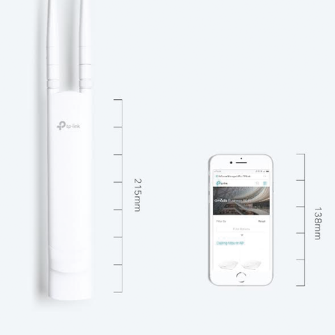 Access Point Exterior Tp-Link, N300, 8 Ssid, Poe Pasiv, Eap110-Outdoor Access Point Exterior Tp-Link, N300, 8 Ssid, Poe Pasiv, Eap110-Outdoor