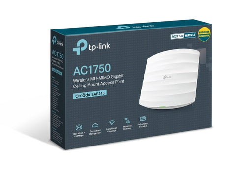 Accesspoint De Techo Tp-Link,Ac1750,16ssid,Dual Band,Poe,Eap245 Accesspoint De Techo Tp-Link,Ac1750,16ssid,Dual Band,Poe,Eap245