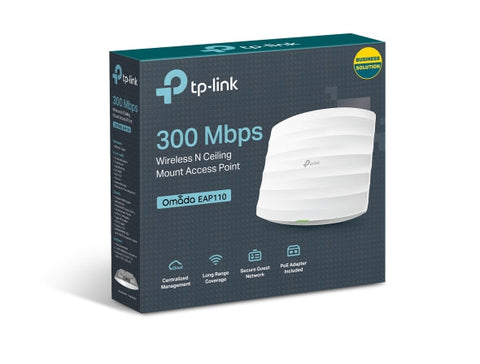 Accesspoint De Techo Tp-Link, N300, 8ssid, Qos, Poepasiv, Eap110 Accesspoint De Techo Tp-Link, N300, 8ssid, Qos, Poepasiv, Eap110