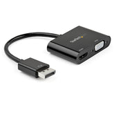 Adaptador De Video Displayport A Hdmi Vga - Dongle Convertidor Displayport 1.2 Hbr2 A Hdmi 2.0 O Vga 1080p - Modelo Dp2vgahd20