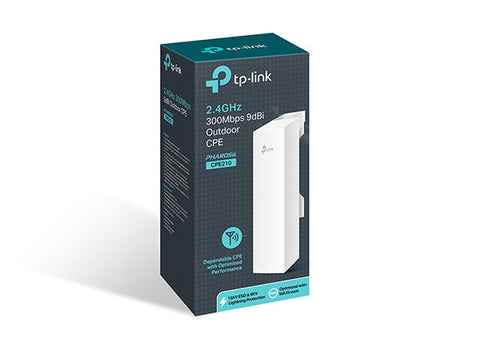 Antena Punto A Punto Tp-Link, 2.4ghz, Poe, Wisp, 9dbi, 5km, Cpe210 Antena Punto A Punto Tp-Link, 2.4ghz, Poe, Wisp, 9dbi, 5km, Cpe210