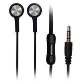 Audifonos Alambricos Ghia Comet2 Con Manos Libres, Color Negro