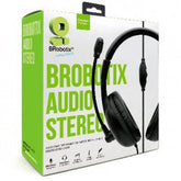 Audifonos Diadema Brobotix Tipo Gamer Ajustable Extra Suave Con Microfono Control De Volumen 3.5mm X 1