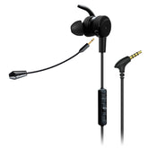 Audifonos Game Factor Microfono Removible,3.5mm, Estuche, Negro Epg500