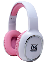 Audifonos Necnon Bluetooth Nbh-04 Manos Libres Blanco Con Rosa Nbab042200