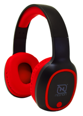 Audifonos Necnon Bluetooth Nbh-04 Manos Libres Negro Con Rojo Nbab042500
