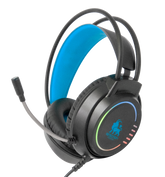 Audifonos Necnon Gaming Con Microfono Nbhg Kimera Negro Con Azul Ncagki03fl