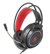Audifonos Necnon Gaming Con Microfono Nbhg Kimera Negro Con Rojo Ncagki02f