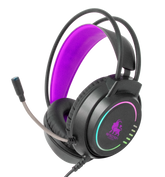 Audifonos Necnon Gaming Over-Ear Nbhg Kimera Rgb Alamb Flexible Fucsia