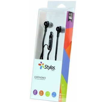 Audifonos Stylos Al Aux 3.5 Negro Stsaua1b Audifonos Stylos Al Aux 3.5 Negro Stsaua1b