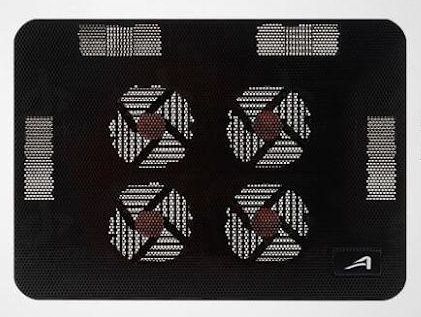 Base Enfriadora Para Laptop 17" 4 Ventiladores Acteck Negro Ac-916561 Base Enfriadora Para Laptop 17" 4 Ventiladores Acteck Negro Ac-916561