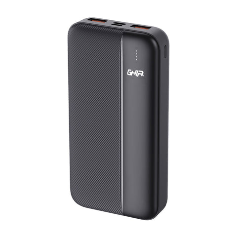 Bateria De Respaldo Ghia Power Bank 20 000 Mah Color Negro Bateria De Respaldo Ghia Power Bank 20 000 Mah Color Negro