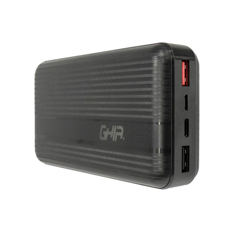 Bateria De Respaldo Ghia Power Bank 20000 Mah Carga Rapida Pd18w Negra Bateria De Respaldo Ghia Power Bank 20000 Mah Carga Rapida Pd18w Negra