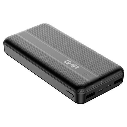 Bateria De Respaldo Ghia Power Bank 20000 Mah Carga Rapida Pd18w Negra Bateria De Respaldo Ghia Power Bank 20000 Mah Carga Rapida Pd18w Negra