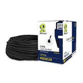 Bobina Brobotix Cat6 Cca Utp Exterior 100 Metros Negro