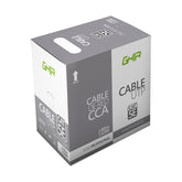 Bobina De Cable Marca Ghia Cat5e Utp Cca Color Azul 24 Awg 100 Metros 328ft Certificacion Ce, Rohs