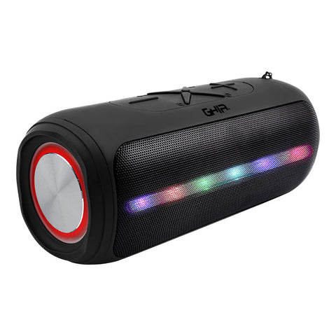 Bocina Bluetooth Ghia Bx201 Negra, 5wx2, Aux, Radio Fm, Micro Sd Card, Usb, Tws, Rgb Led Bocina Bluetooth Ghia Bx201 Negra, 5wx2, Aux, Radio Fm, Micro Sd Card, Usb, Tws, Rgb Led