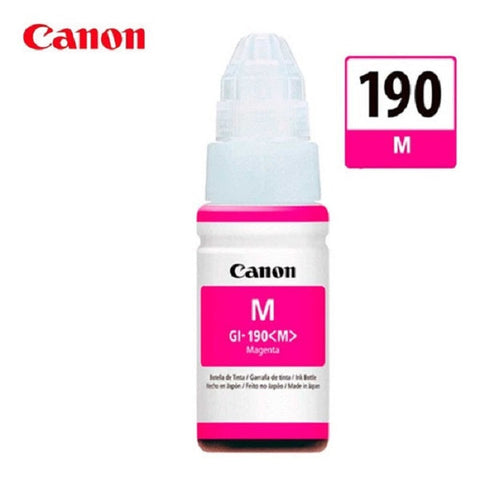 Botella De Tinta Canon Gi-190 M Para Pixma G1100 G2100 G3100 Botella De Tinta Canon Gi-190 M Para Pixma G1100 G2100 G3100