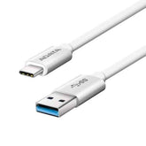 Cable Adata Tipo C- Usb 3.1 1 Metro Blanco (Aca3al-100cm-Csv)