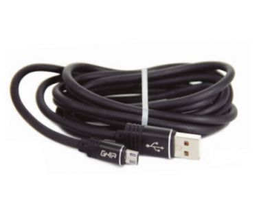 Cable Micro Usb Ghia 2.0 Metros, Datos Y Carga, Color Negro Cable Micro Usb Ghia 2.0 Metros, Datos Y Carga, Color Negro