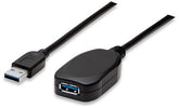 Cable Usb V3.0 Manhattan Ext Activa A Macho-A Hembra 5.0 Metros 150712