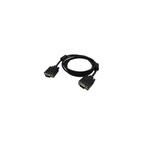 Cable Vga Ghia Para Monitor O Proyector 3 Metros Negro Macho-Macho Cable Vga Ghia Para Monitor O Proyector 3 Metros Negro Macho-Macho