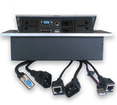 Caja Brobotix Para Mesa Hdmi X1, Usb X1, Corriente X2, Rj45 X2, Svgax1, Stereo X1, Negro