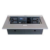 Caja Brobotix Para Mesa Hdmi X1, Usb X1, Corriente X2, Rj45 X2, Svgax1, Stereo X1, Plata