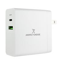 Cargador De Corriente De 65w Usb C Perfect Choice Blanco Cargador De Corriente De 65w Usb C Perfect Choice Blanco