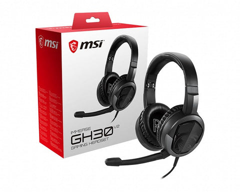 Diadema Gamer Msi Immerse Gh30 V2 3.5mm Para Ps5, Ps4, Pc, Mac, Xbox, Nintendo Switch Diadema Gamer Msi Immerse Gh30 V2 3.5mm Para Ps5, Ps4, Pc, Mac, Xbox, Nintendo Switch