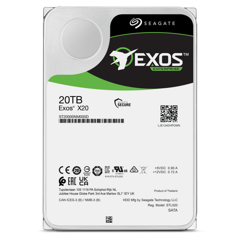 Disco Duro Interno Seagate 3.5 20 Tb St20000Nm000D Exos X20 Sata Disco Duro Interno Seagate 3.5 20 Tb St20000Nm000D Exos X20 Sata