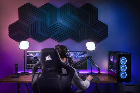 El gato Wave Panels Starter Kit Black Panel Acustico 10aaj9901 El gato Wave Panels Starter Kit Black Panel Acustico 10aaj9901