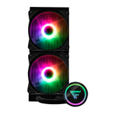 Enfriamiento Liquido Game Factor 240mm Rgb 2x120mm, Negro Lqg600 Bk