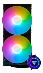 Enfriamiento Liquido Gaming Game Factor 2x120 Rgb Lqg601 bk