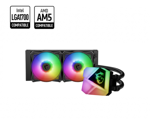Enfriamiento Liquido Msi Mag Coreliquid C240 240mm 1200, 1700, Am4, Am5 Enfriamiento Liquido Msi Mag Coreliquid C240 240mm 1200, 1700, Am4, Am5