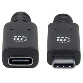 Extension De Cable Usb-C V3.1 50 Cm Negro 10gb Ps 5a 355230