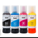 Kit de Tintas Compatibles T544 para Epson L3150 L4150 L4160 + Rendimiento Garantizado para Miles de Páginas + ¡Impresiones Nítidas y de Alta Calidad!