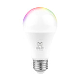 Foco inteligente mirati home mfc2. Multicolor rgb + luz cálida y fría 3000k - 7000k, conectividad wi-fi, compatible con alexa y google home, e26, e27, consumo 9w. Controlable desde la app mirati home.