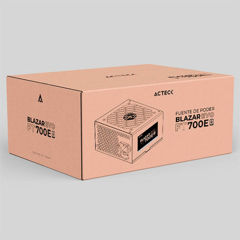 Fuente De Poder Blazar Acteck Evo Ft700E Atx 700W Negro Es-05004E Fuente De Poder Blazar Acteck Evo Ft700E Atx 700W Negro Es-05004E