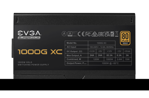 Fuente De Poder Evga 520-5G-1000-K1 1000W Gold Xc Modular Atx 3.0 520-5G-1000-K1 Fuente De Poder Evga 520-5G-1000-K1 1000W Gold Xc Modular Atx 3.0 520-5G-1000-K1