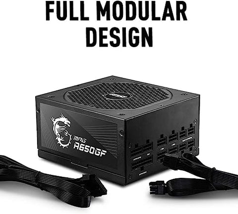 Fuente De Poder Msi Mpg A650gf 650w 80 Plus Gold Atx 12v Modular Fuente De Poder Msi Mpg A650gf 650w 80 Plus Gold Atx 12v Modular
