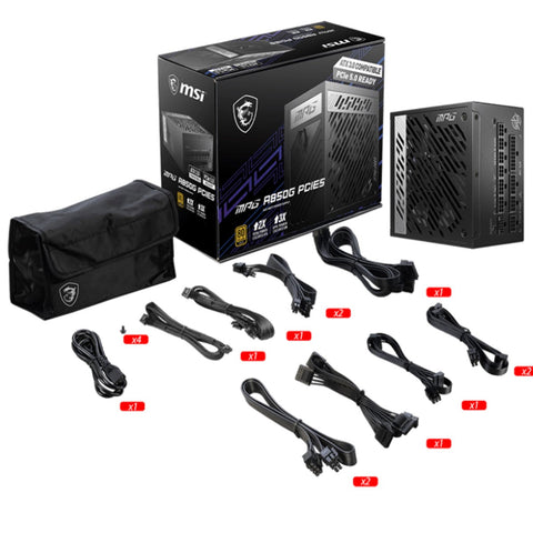 Fuente De Poder Msi Mpg A850g Pcie5 Gold 850w Full Modular Fuente De Poder Msi Mpg A850g Pcie5 Gold 850w Full Modular