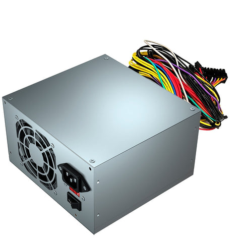 Fuente De Poder Quaroni De 500w, 24 Pines, 2sata, Color Metalico Fuente De Poder Quaroni De 500w, 24 Pines, 2sata, Color Metalico