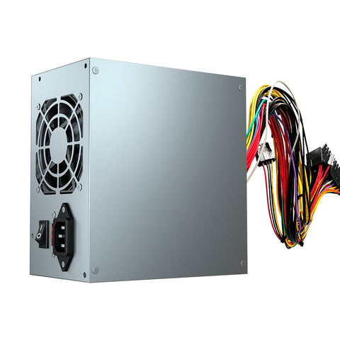 Fuente De Poder Quaroni De 500w, 24 Pines, 2sata, Color Metalico Fuente De Poder Quaroni De 500w, 24 Pines, 2sata, Color Metalico