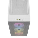 Gabinete Corsair 3000D Airflow Rgb Cc-9011256-Ww Mt White 3Xar120 Tg