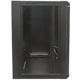 Gabinete De 19 Para Pared 6u Intellinet Flatpack Negro 711715