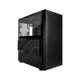 Gabinete Gamer Game Factor Csg800 Atx Lateral Modular Interactivo Rgb Con Ventana Usb3.0, Sin Fte Negro