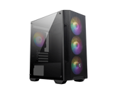 Gabinete Gamer Msi Mag Forge M100A Black Mid Tower 4 Ventiladores