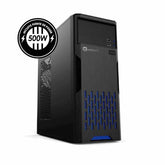 Gabinete Getttech Gg-1801 Atx Fuente 500w, 1 Vent, 2 Usb 3.0, Negro