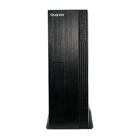 Gabinete Slim Quaroni, Micro Atx , Mini Itx, Fuente De Poder 500w, Color Negro Acabado Cepillado Gabinete Slim Quaroni, Micro Atx , Mini Itx, Fuente De Poder 500w, Color Negro Acabado Cepillado